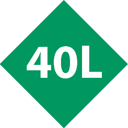Capacidad <br>40L